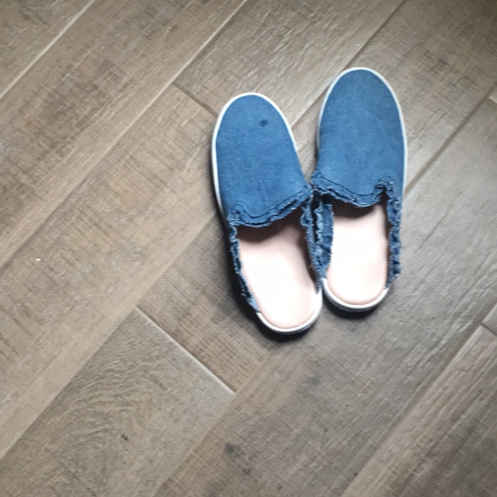 Blue jean kate spade flip flops